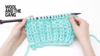 How to Knit Mock Fishermans Rib [upl. by Neerbas]