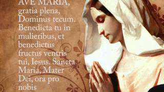 Ave Maria Hymn with Lyrics  Latin [upl. by Licastro356]