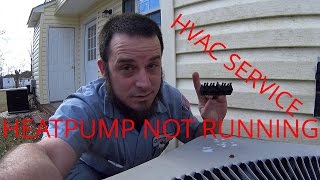 HVAC Service Heatpump Not Running [upl. by Comstock]