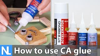 How to use CA glue  Are CA glue and Super glue different  DIY tutorial for Cyanoacrylate glues [upl. by Sirraj889]