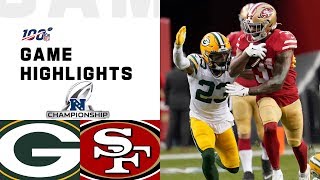 Packers vs 49ers NFC Championship Highlights  NFL 2019 Playoffs [upl. by Harlow]