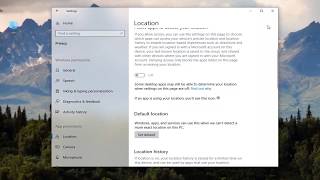 How to Set Change or Clear Default Location for Windows 10 PC [upl. by Maer]