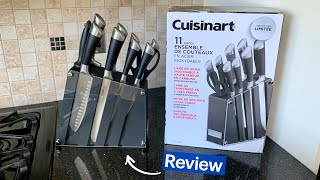 Cuisinart 11Piece Knife Set Review [upl. by Kingsbury185]