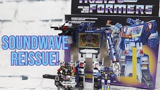 Transformers G1 Walmart Reissue Soundwave  Unboxing amp Review [upl. by Lockwood]