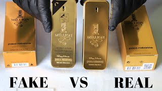 Fake vs Real 1 Million Paco Rabanne Perfume [upl. by Olotrab]