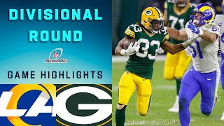 Rams vs Packers Divisional Round Highlights  NFL 2020 Playoffs [upl. by Nesaj]