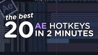 20 After Effects Hotkeys in 2 Minutes [upl. by Annol]