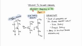 MOSFET Circuits in DC Part 1 [upl. by Nikola]