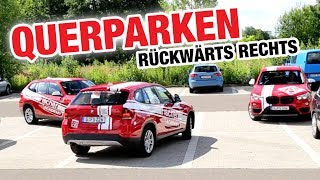 Grundfahraufgabe PKW Wie funktioniert Einparken  Querparken 🚘  Fischer Academy [upl. by Kayle30]