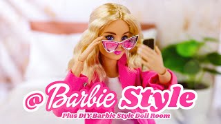 BarbieStyle Doll PLUS DIY Barbie Style Room [upl. by Martynne]