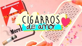 Diy CAJETILLA DE CIGARROS DE AMOR ¡Cartas “READ ME WHEN…”RegalitosDeAmor COOKIES IN THE SKY [upl. by Saree]