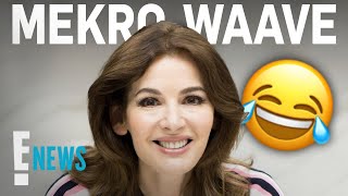 Nigella Lawson Explains Funny quotMicrowavequot Pronunciation  E News [upl. by Llednek569]