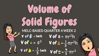 VOLUME OF SOLID FIGURES  GRADE 6 [upl. by Norej]