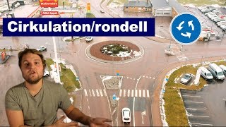 Hur kör man i cirkulation  rondell [upl. by Odraleba]