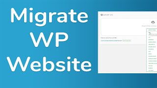 Easily Migrate Your WordPress Site Using All in One WP Migration [upl. by Dierdre926]