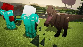 Surviving Dinosaurs in Minecraft [upl. by Nnawtna]