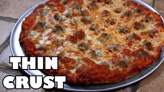 Perfect Chicago ThinCrust Tavern Style Pizza at Home [upl. by Kcirted]