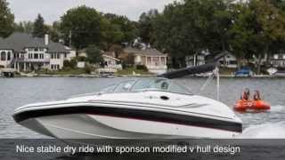 Hurricane Deck Boat  Sundeck 217  Outboard Deck Boat [upl. by Ayama984]