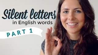 Silent Letters  English Pronunciation amp Vocabulary  PART 1 [upl. by Melgar445]