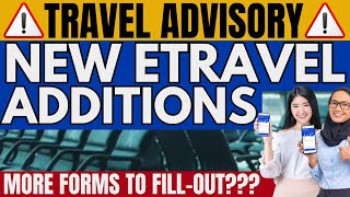 🔴NEWLY UPDATED ETRAVEL REGISTRATION HAS ALREADY STARTED FOR FOREIGN NATIONALS TRAVELING TO PH [upl. by Palm]