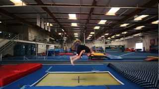 Trampoline Tutorials  How To Front Flip the basics [upl. by Ellennej]