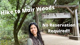 Hike to Muir Woods San Francisco with no reservations [upl. by Lavina]