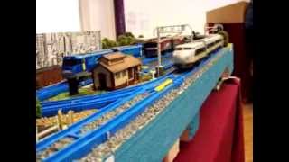 Plarail Series 0 Shinkansen  Gildersome rail show 2013 [upl. by Enilrem]