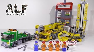 Lego City 7633 Construction Site  Baustelle  Lego Speed Build Review [upl. by Rotciv]