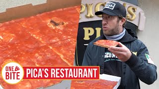 Barstool Pizza Review  Picas Restaurant Upper Darby PA [upl. by Oralee581]