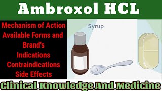 Ambroxol Hydrochloride Indications Contraindications Caution and Side Effects [upl. by Gervais380]