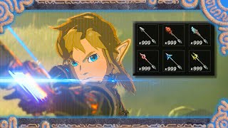 All Arrow Farming in Zelda Breath of the Wild  Fire Ice Shock Bomb amp Ancient Arrows [upl. by Kcirddot]