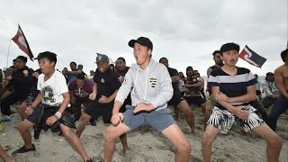 Live Haka supports Standing Rock [upl. by Lebyram]