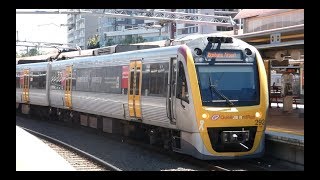 Australian Trains  Brisbane Suburban Services [upl. by Crandell]