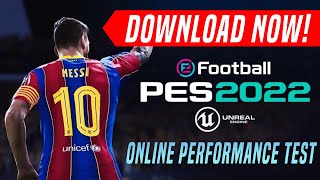 How to Download eFootball PES 2022 Online Performance Test DOWNLOAD NOW [upl. by Vudimir]