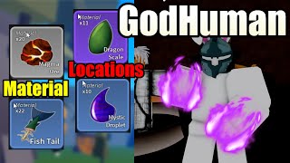 Full Guide Unlocking Godhuman Style amp Materials Location  Blox Fruits [upl. by Burkhard]