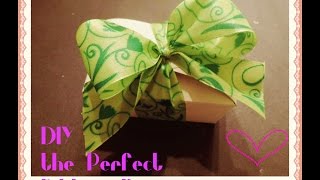 DIY  Die perfekte Schleife binden [upl. by Annelise298]