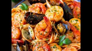 How to make Seafood Pasta  Perfect Recipes [upl. by Puttergill]