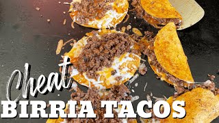 Birria Style Tacos on the Flat Top Grill [upl. by Kohl]