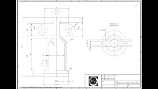 103 Podstawy rysunku technicznego  wymiarowanie rzuty przekroje Kurs SolidWorks 2D [upl. by Warton]