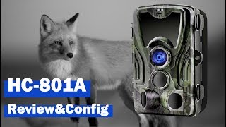 HC801A trail camera review and configuration [upl. by Edecrem784]