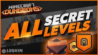 How To Unlock EVERY Secret Level In Minecraft Dungeons [upl. by Eissirc]