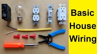 How To Wire an Outlet Switch Light or Fan [upl. by Ecam]