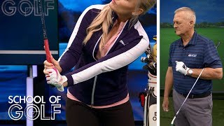 Golf Instruction How to prevent a shank  School of Golf  Golf Channel [upl. by Itida222]