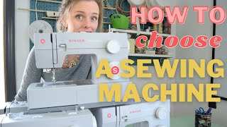 What Sewing Machine Should I Buy [upl. by Wagstaff]