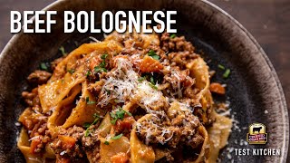 How to Make Classic Beef Bolognese  Ground Beef Recipe [upl. by Haskel]