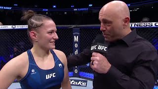 UFC 269 Erin Blanchfield Octagon Interview [upl. by Fenn]