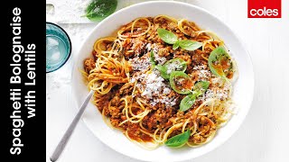 VeggiePacked Spaghetti Bolognaise [upl. by Arateehc]