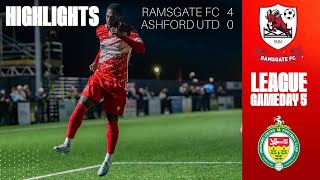 Ramsgate FC vs Ashford Utd [upl. by Eziechiele71]