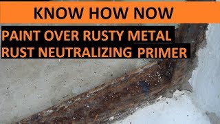 How to Paint Over Rusted Metal [upl. by Payton69]