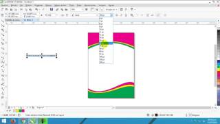Crear un afiche simple COREL X7 [upl. by Sontag]